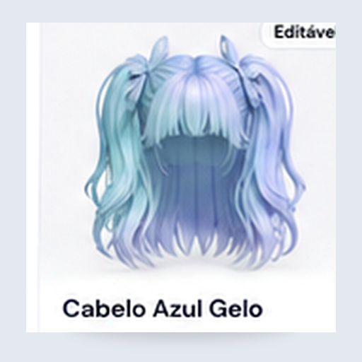 Cabelo Azul Gelo Noir