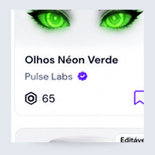 Olhos Néon Verde Noir