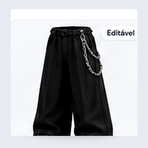 Wide Leg Suit Noir